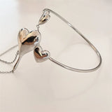 Silver Geometric Upper Arm Cuff Punk Armband Jewelry