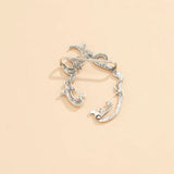 Vintage Silver Neo-Gothic Vines Ear Cuffs for Women