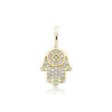 925 Silver Hand Pendant Iced Out CZ Hip Hop Jewelry