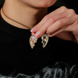 Heart Shaped Photo Picture Frame Pendant Necklace Couple Gift