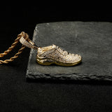 Shoes Pendant Necklace Silver Men Chain Jewelry