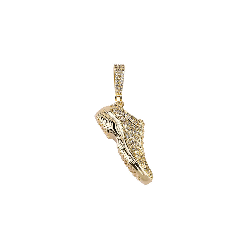Shoes Pendant Necklace Silver Men Chain Jewelry