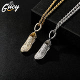 Shoes Pendant Necklace Silver Men Chain Jewelry