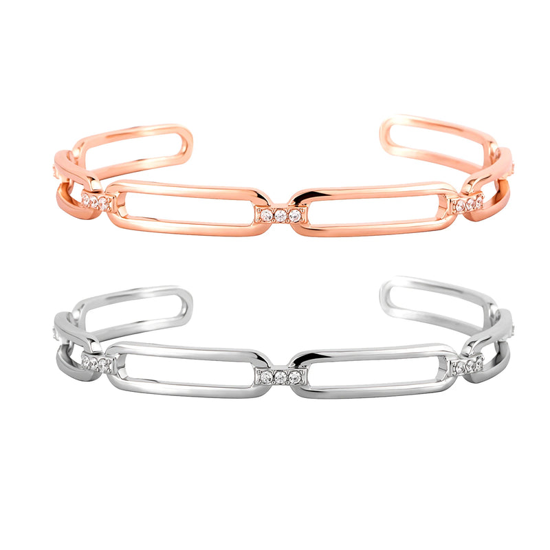 Adjustable Open Bracelet Bangle For Women Wedding Gift
