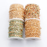 Bead Chain 18K Plated Jewelry Making DIY Bracelet Necklace 1m