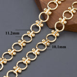 DIY Chain 18K Rhodium Plated 1m/lot
