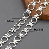 DIY Chain 18K Rhodium Plated 1m/lot