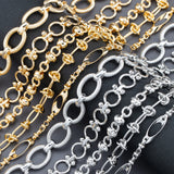 DIY Chain 18K Rhodium Plated 1m/lot
