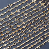 DIY Chain 18k Plated Copper Charm Jewelry Making Finding