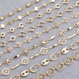 DIY Chain 18k Plated Copper Charm Jewelry Making Finding