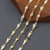 DIY Chain 18k Plated Copper Charm Jewelry Making Finding