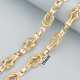 C172 DIY Chain 18K Plated Copper Metal Charms 1m/lot