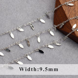 DIY Chain 18k Rhodium Plated Copper Charm Jewelry Making