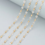 DIY Chain 18K Plated Copper Bead 1m/Lot
