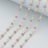 DIY Chain 18K Plated Copper Bead 1m/Lot