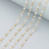 DIY Chain 18K Plated Copper Bead 1m/Lot