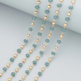 DIY Chain 18K Plated Copper Bead 1m/Lot