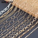 DIY Chain 18k Plated Copper Metal 1m/lot