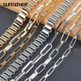 18k Rhodium Plated Copper Charm Chain for DIY Jewelry Making