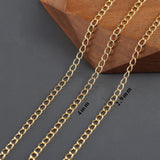 DIY Thin Chain 18K Rhodium Plated Copper 3m