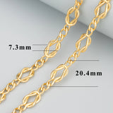 DIY Chain 18k Rhodium Plated Copper for Jewelry Making