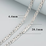 DIY Chain 18k Rhodium Plated Copper for Jewelry Making