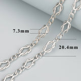 DIY Chain 18k Rhodium Plated Copper for Jewelry Making