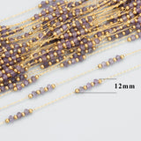 DIY Chain 1m/Lot Stainless Steel Natural Stone Jewelry Findings