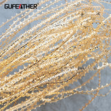 18k Plated Copper Jewelry Accessories DIY Charms Pendants 2m/Lot