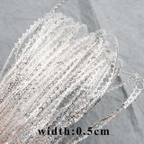 18k Plated Copper Jewelry Accessories DIY Charms Pendants 2m/Lot