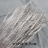 18k Plated Copper Jewelry Accessories DIY Charms Pendants 2m/Lot