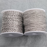 Rhodium Plated Copper Chain 3m/lot