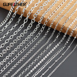 Rhodium Plated Copper Chain 3m/lot