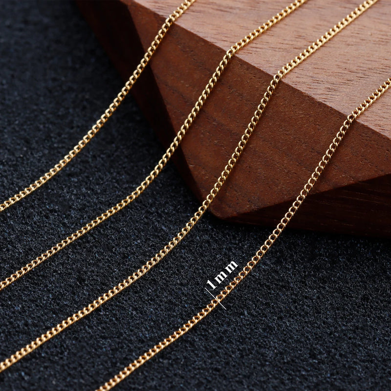 DIY Chain 18K Plated Nickel-Free 3m/Lot