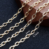 DIY Chain 18K Plated Nickel-Free 3m/Lot
