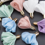Handmade Copper Cap DIY Earring Charms Jewelry Findings 6pcs/lot