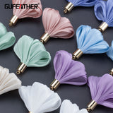 Handmade Copper Cap DIY Earring Charms Jewelry Findings 6pcs/lot