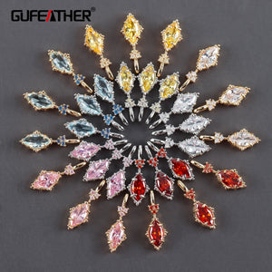Nickel Free 18K Rhodium Plated Copper Jewelry Accessories