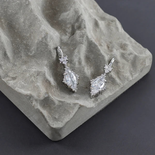 Nickel Free 18K Rhodium Plated Copper Jewelry Accessories