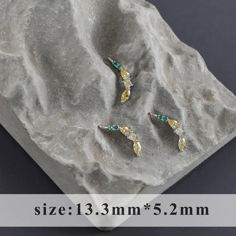 Nickel Free Rhodium Plated Zircon Copper DIY Pendants
