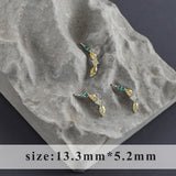 Nickel Free Rhodium Plated Zircon Copper DIY Pendants