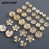 18k Plated Flower Earrings DIY Jewelry Making Accessory