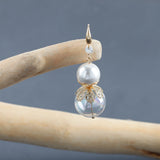 18k Plated Flower Earrings DIY Jewelry Making Accessory