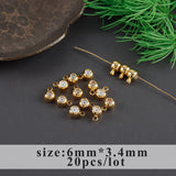 18k Plated Copper Connectors for Jewelry Making