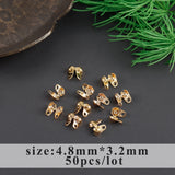 18k Plated Copper Connectors for Jewelry Making
