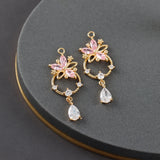 18k Plated Zircon DIY Pendants Jewelry Making Accessories