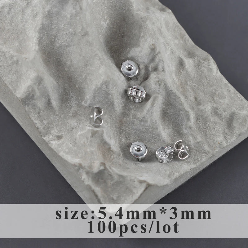 Nickel Free 18K Rhodium Plated Copper Ear Plug Charm