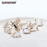 Handmade DIY Stud Earrings Charms, 10pcs/lot