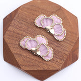 Tassels DIY Flowers Pendant Copper Metal Charms Hand Made 4pcs/lot