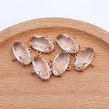 Copper Metal Jump Ring DIY Glass Pendant Hand Made Earring Accessories